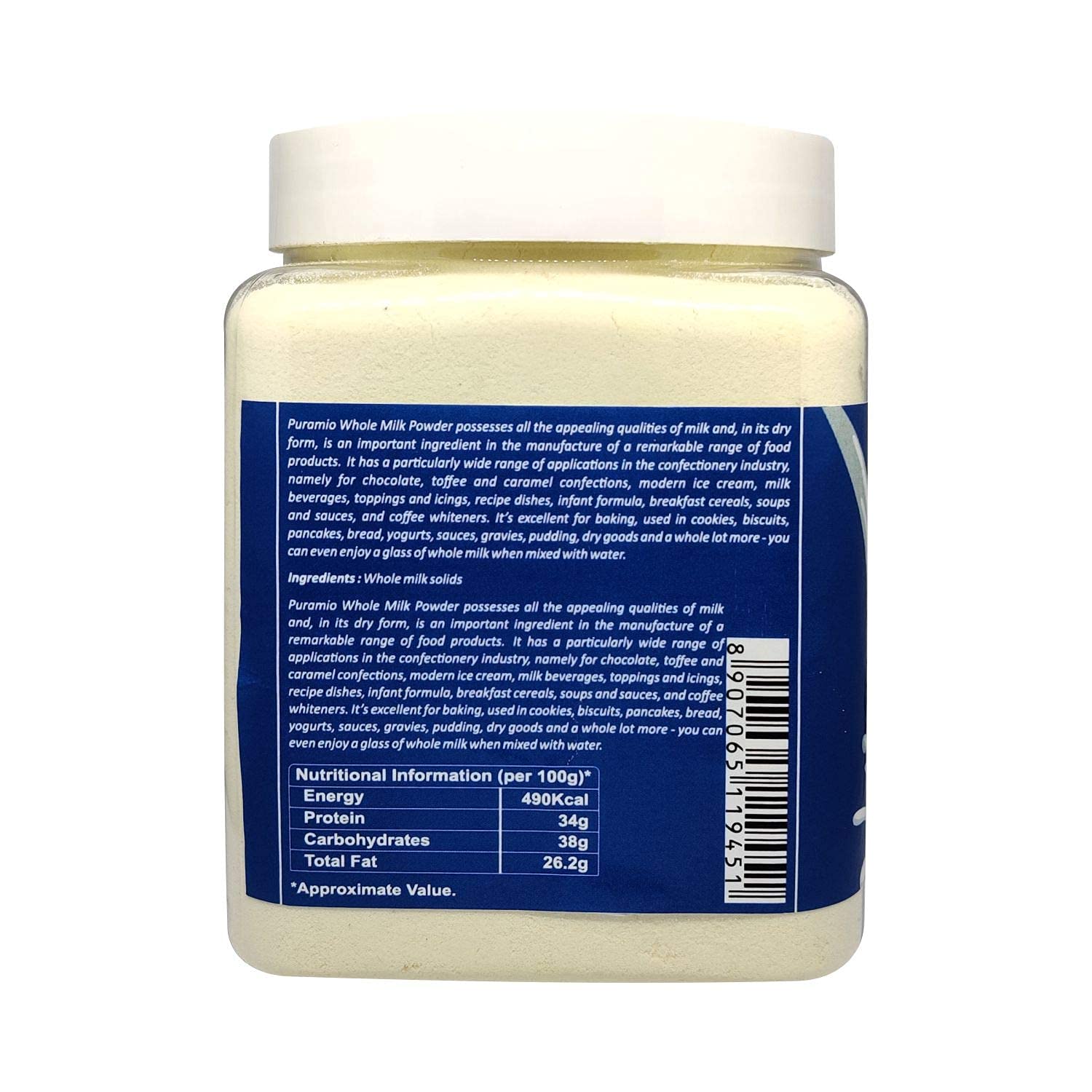 Desko Whole Milk Powder [100% Natural], (600gm) - Image 2
